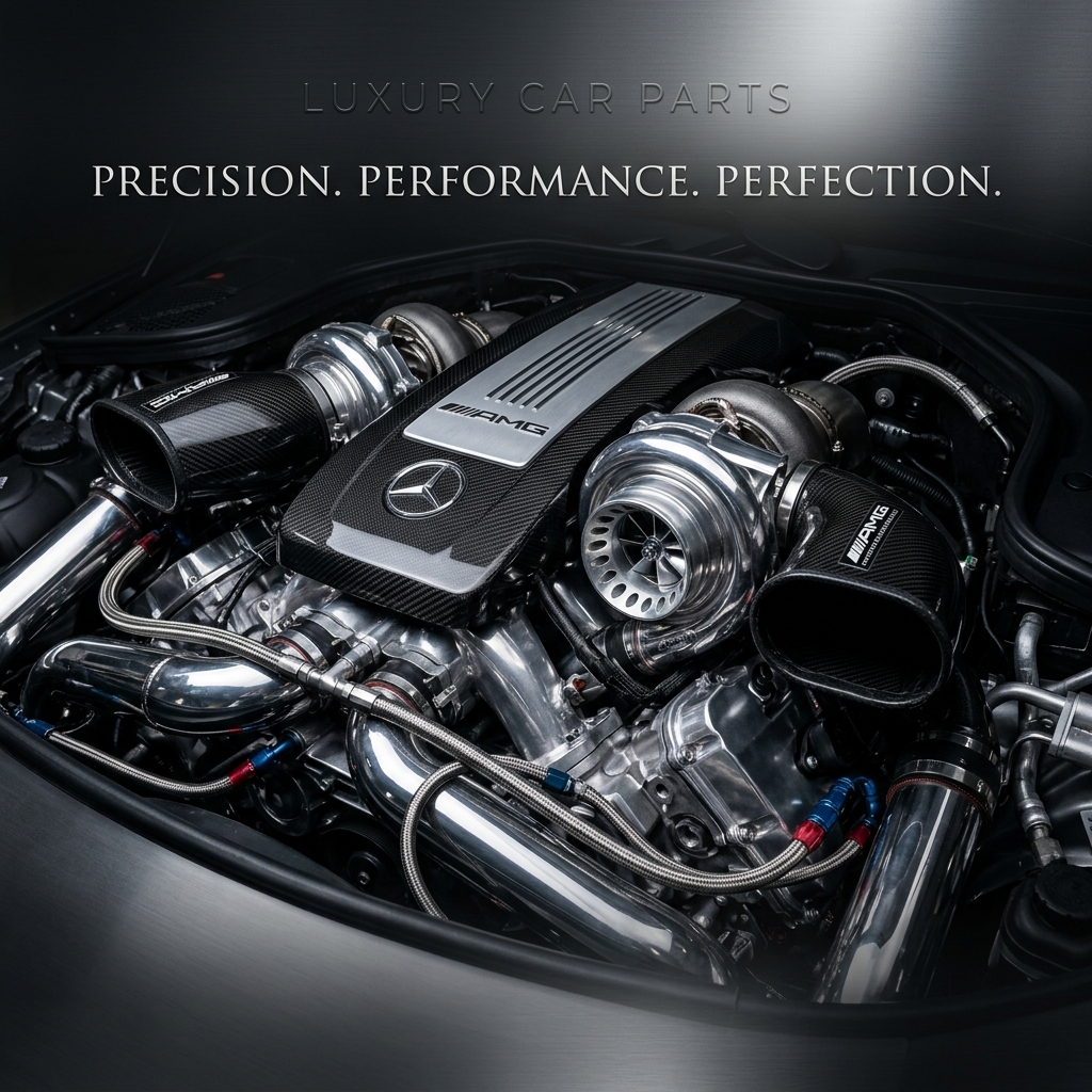 Motor Mercedes-Benz AMG em alta definição